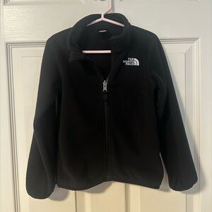 The North Face toddler 4T Black Zip-Up Fleece